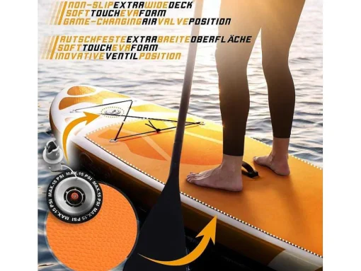 Sup Board Kraken 305 Cm - Oranje - Incl. Accessoires