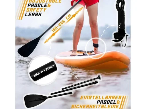 Sup Board Kraken 320 Cm - Oranje - Incl. Accessoires