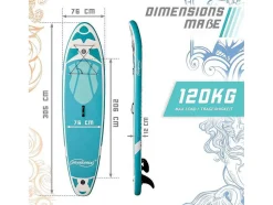 Sup Board Nymphe 305 Cm - Mintgroen - Incl. Accessoires