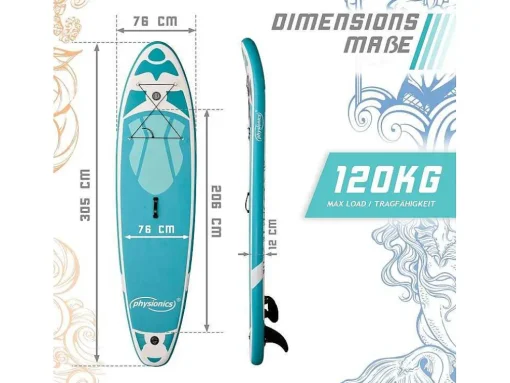 Sup Board Nymphe 305 Cm - Mintgroen - Incl. Accessoires