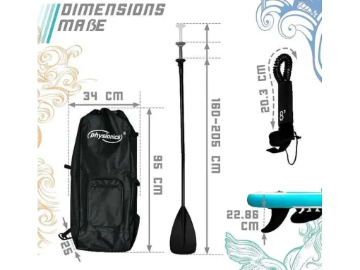 Sup Board Nymphe 366 Cm - Mintgroen - Incl. Accessoires