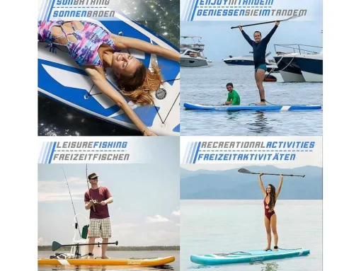 Sup Board Poseidon 366 Cm - Blauw - Incl. Accessoires