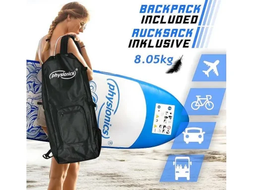 Sup Board Poseidon 320 Cm - Blauw - Incl. Accessoires