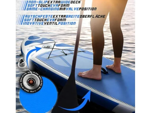 Sup Board Poseidon 366 Cm - Blauw - Incl. Accessoires