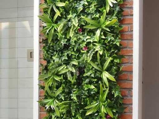 Synthetische Groene Begroeide Muur - Pakket Van 3M - Ikaz