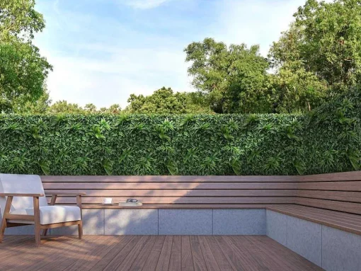 Synthetische Groene Begroeide Muur - Pakket Van 1M - Delvin