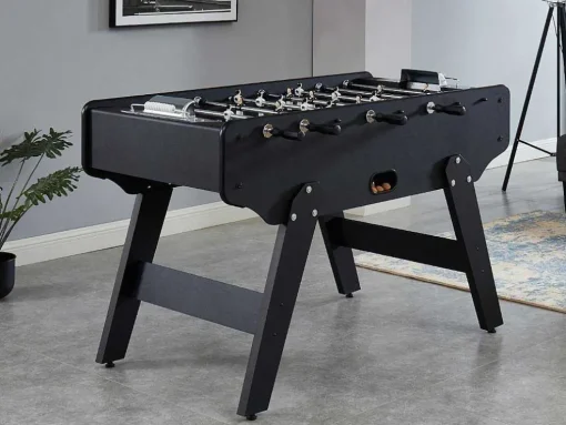 Tafelvoetbal Lionel Van Mdf - L153 X B77,6 X H96 Cm - Zwart
