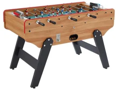 Tafelvoetbal Met Muntautomaat Henry Van Mdf - L153 X B77,6 X H96 Cm - Eikenkleur