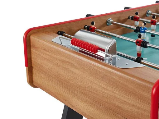 Tafelvoetbal Met Muntautomaat Henry Van Mdf - L153 X B77,6 X H96 Cm - Eikenkleur