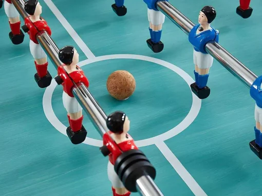 Tafelvoetbal Met Muntautomaat Henry Van Mdf - L153 X B77,6 X H96 Cm - Eikenkleur
