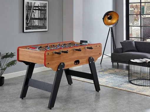 Tafelvoetbal Paulo Van Mdf - L153 X B77,6 X H96 Cm - Eiken