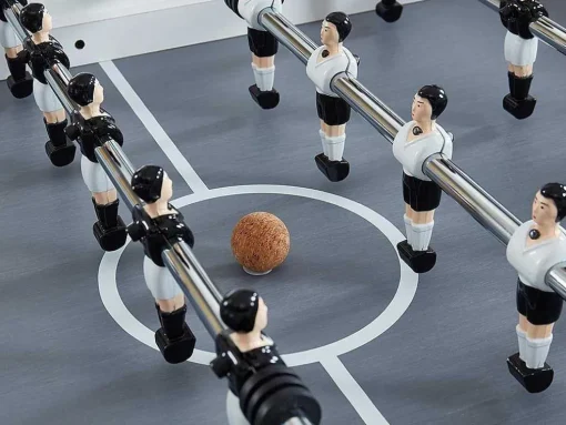 Tafelvoetbal Suarez Van Mdf - L153 X B77,6 X H96 Cm - Wit