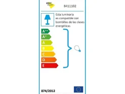 Talaro Vloerlamp, Wit, 40X26X146 Cm, Epikasa