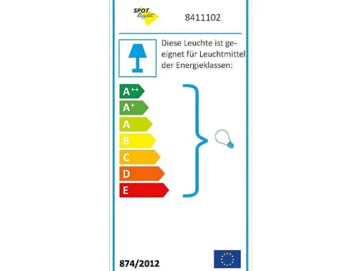 Talaro Vloerlamp, Wit, 40X26X146 Cm, Epikasa