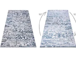 Tapijt Acryl Dizayn 124 Blauw 160X230 Cm