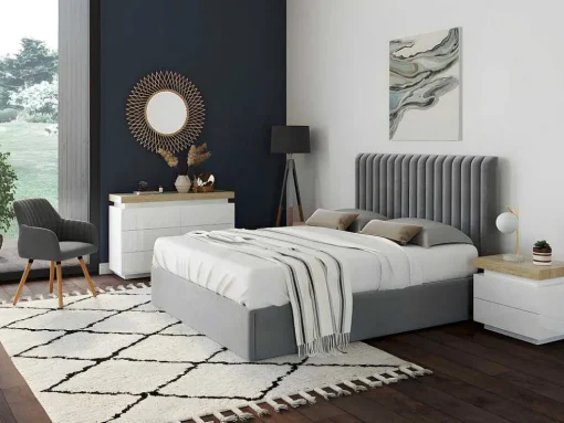 Tapijt Berberstijl Marcus - 100% Wol - 120 X 170 Cm - Beige En Zwart