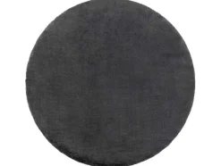 Tapijt Bunny Rond Anthracytkleuring Imitatie Konijnenvacht Cercle 140 Cm