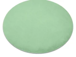 Tapijt Bunny Rond Groen Imitatie Konijnenvacht Cercle 80 Cm