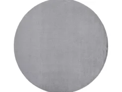 Tapijt Bunny Rond Zilver Imitatie Konijnenvacht Cercle 100 Cm