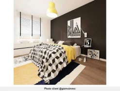 Tapijt Camden - Polyester - 160 X 230 Cm - Mosterdkleur, Marineblauw, Grijs
