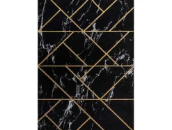 Tapijt Emerald Exclusief 2000 Glamour, Stijlvol Geometrisch, Marmer Zw 120X170 Cm