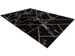 Tapijt Emerald Exclusief 2000 Glamour, Stijlvol Geometrisch, Marmer Zw 120X170 Cm