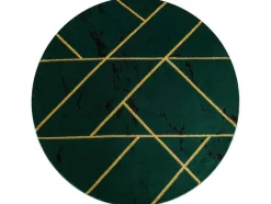 Tapijt Emerald Exclusief 1012 Cirkel - Glamour, Stijlvol Marmer, Geome Cercle 200 Cm