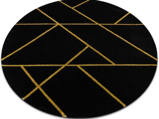 Tapijt Emerald Exclusief 1012 Cirkel - Glamour, Stijlvol Marmer, Geome Cercle 120 Cm