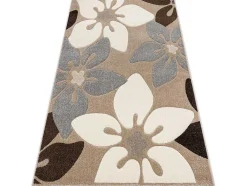 Tapijt Feel 1602/15055 Bloemen , Beige / Grijskleuring 200X290 Cm