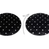 Tapijt Fluffy 2370 Cirkel, Shaggy Stippen Antraciet / Wit Cercle 160 Cm