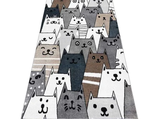 Tapijt Fun Pets Voor Kinderen, Dieren Multi 280X370 Cm