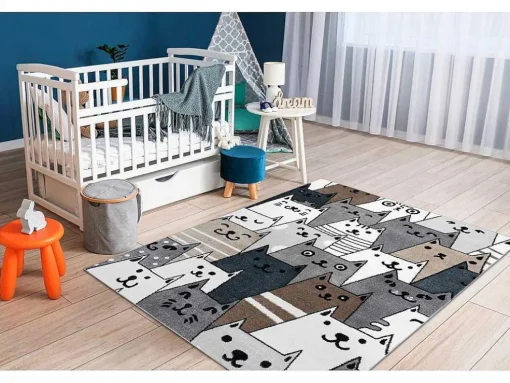 Tapijt Fun Pets Voor Kinderen, Dieren Multi 280X370 Cm