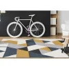 Tapijt Geometrisch Scandinavische Stijl Geomie - Polypropyleen - 160 X 230 Cm - Geel, Grijs En Blauw