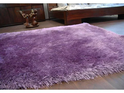 Tapijt Love Shaggy Patroon 93600 Lila 160X230 Cm