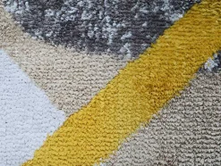 Tapijt Moderne Stijl Picadilly - 160X230Cm - Grijs, Zwart En Goud