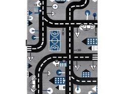 Tapijt Petit City Stad Straat Grijskleuring 200X290 Cm