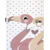 Tapijt Petit Flamingos Flamingo'S Hartjes Creme 80X150 Cm