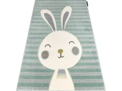 Tapijt Petit Rabbit Konijn , Konijntje Groen 140X190 Cm