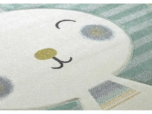 Tapijt Petit Rabbit Konijn , Konijntje Groen 140X190 Cm
