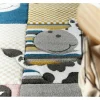 Tapijt Petit Zoo Dieren , Dierentuincreme / Grijskleuring 240X330 Cm