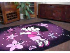 Tapijt Pilly 7818 Dora - Paars/Zwart 160X220 Cm