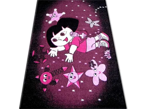Tapijt Pilly 7818 Dora - Paars/Zwart 160X220 Cm