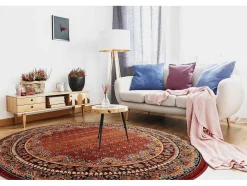 Tapijt Polonia Rond Baron Bordeaux Cercle 200 Cm