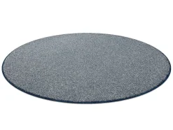 Tapijt Rond Excellence Blauw 897, Glad, Melange Cercle 200 Cm