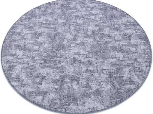 Tapijt Rond Solid Grijskleuring 90 Beton Cercle 200 Cm