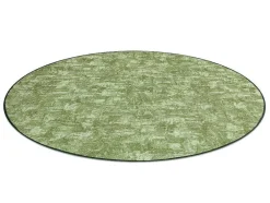 Tapijt Rond Solid Groen 20 Beton Cercle 170 Cm
