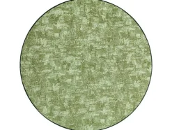 Tapijt Rond Solid Groen 20 Beton Cercle 170 Cm