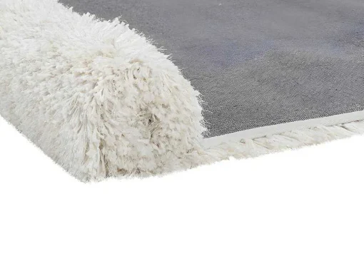 Tapijt Shaggy Van Microvezel Harvey - Polyester - Wit - 160 X 230 Cm