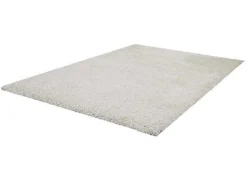 Tapijt Shaggy Van Microvezel Harvey - Polyester - Wit - 160 X 230 Cm