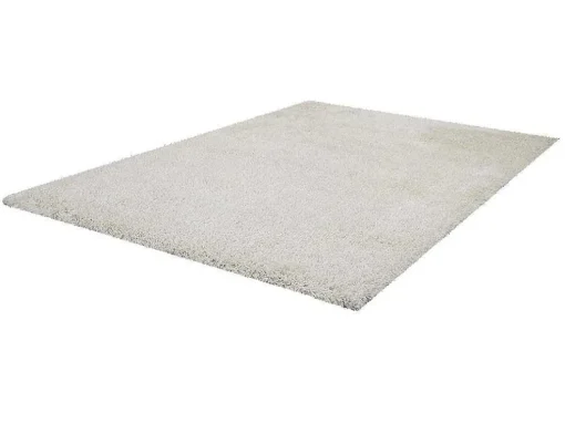 Tapijt Shaggy Van Microvezel Harvey - Polyester - Wit - 160 X 230 Cm